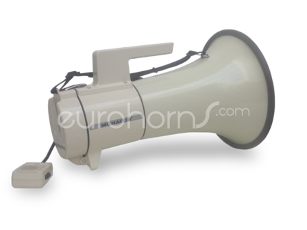 Megaphone with separate microphone