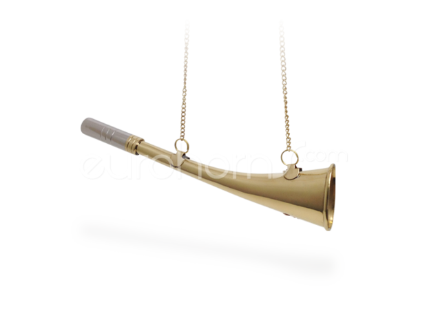 23cm long Brass curved shipping horn